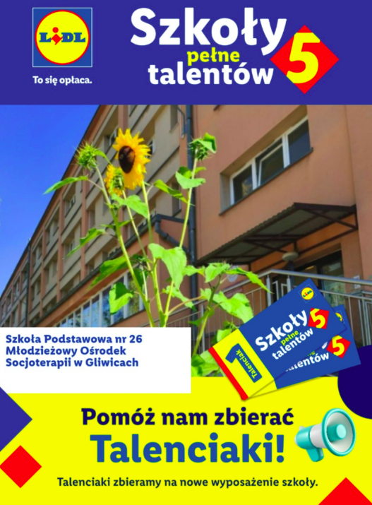 Plakat promujący akcję Szkoły pełne talentów